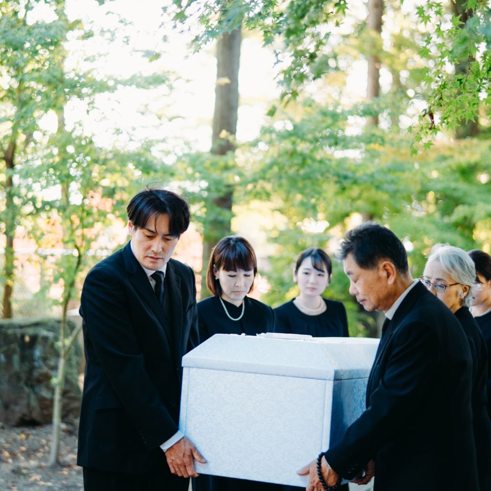 横浜市南部斎場での火葬の様子